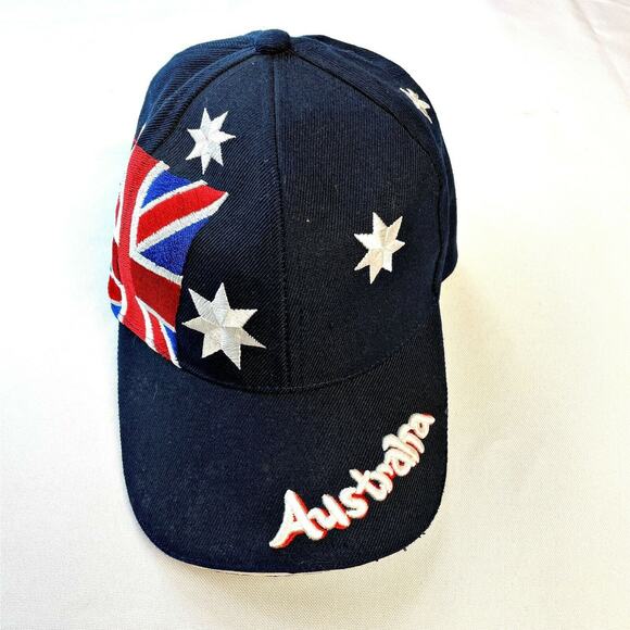 Australia  Flag Aussie NWOT Hat Red White Blue - Picture 1 of 4